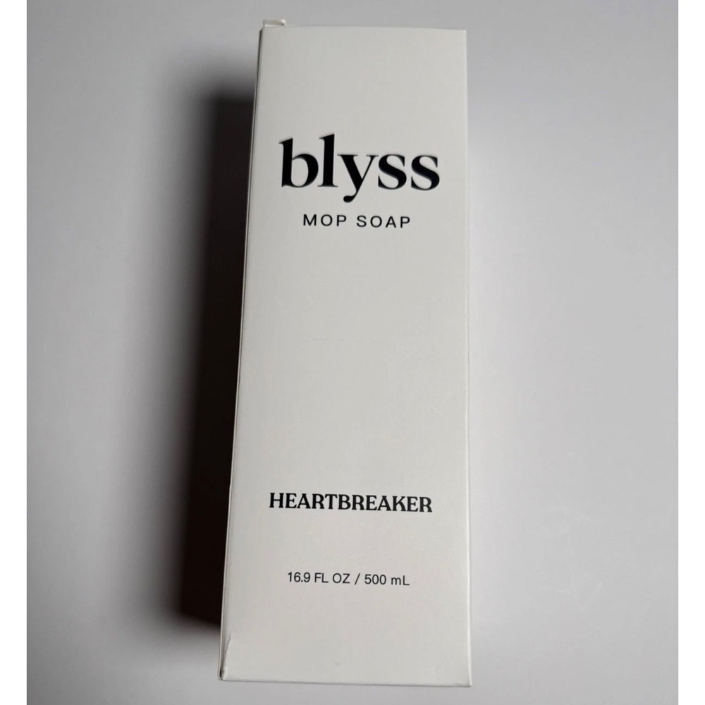 Blyss Mop Soap 16.9oz White HeartBreaker Scented Floor Cleaner Luxury